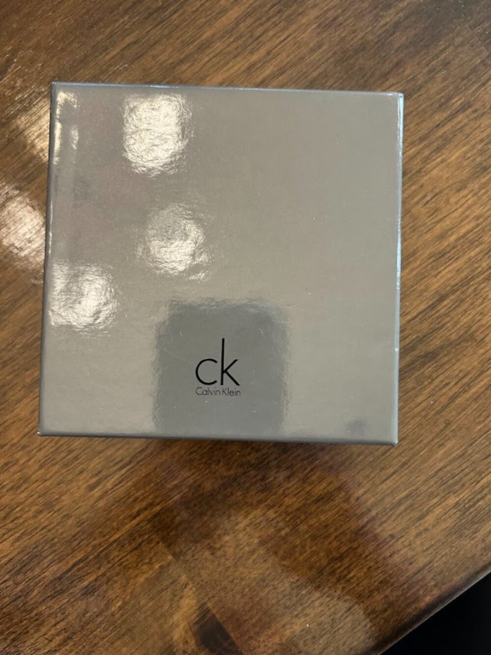 NWT Calvin Klein Silver & Peach Bangle Bracelet | Luxury Jewelry with Box & Pouc - Picture 6 of 7